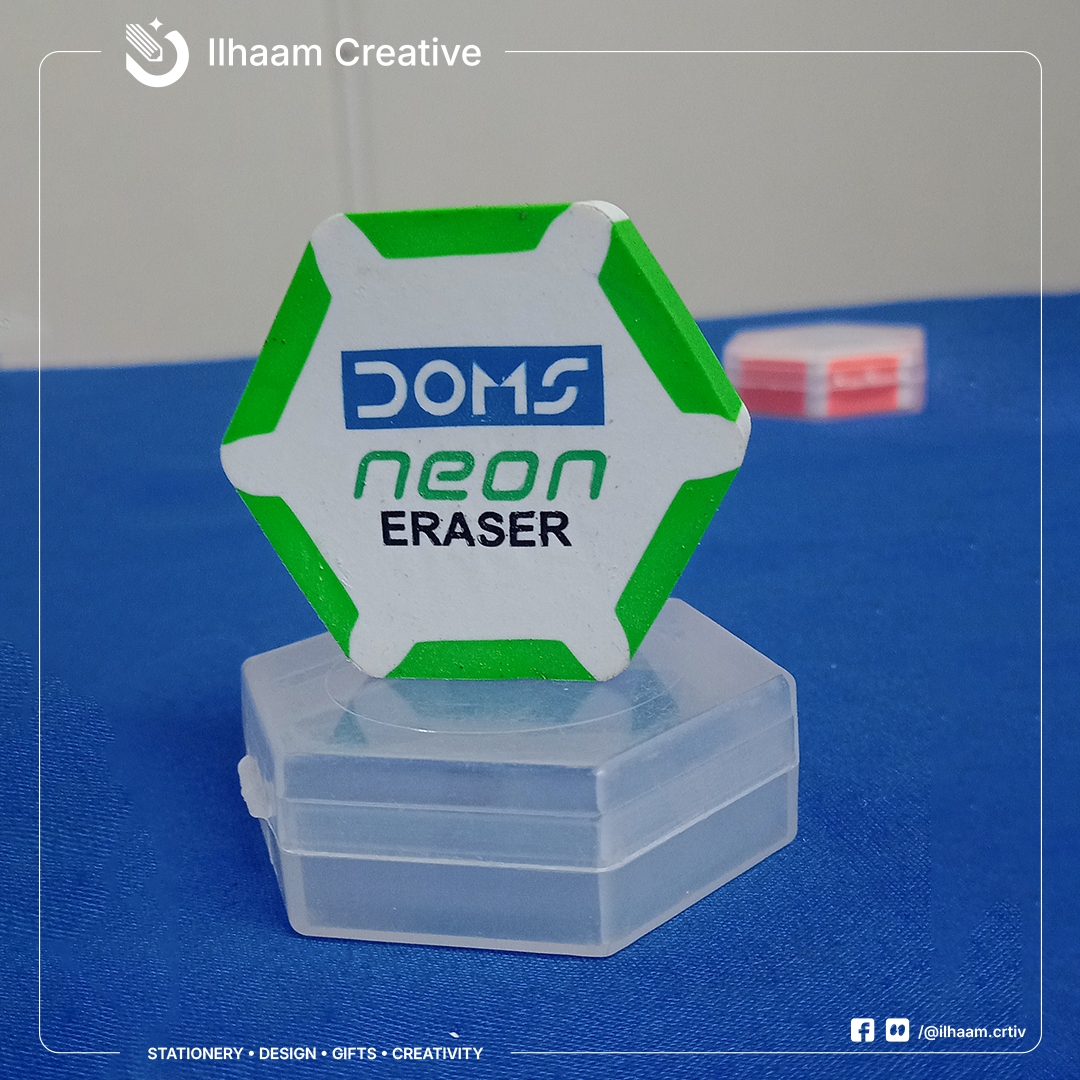 DOMS Neon Hexagonal Eraser